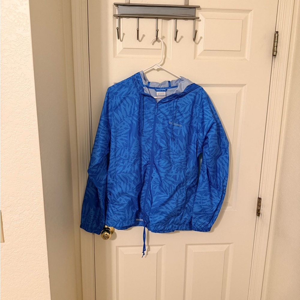 Women’s Columbia Vibrant Blue Jacket Large Like New
